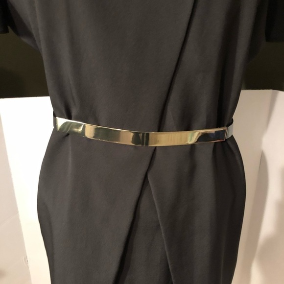 Jessica Simpson LBD Belted with Open Sleeves Sz 4 - Picture 5 of 9